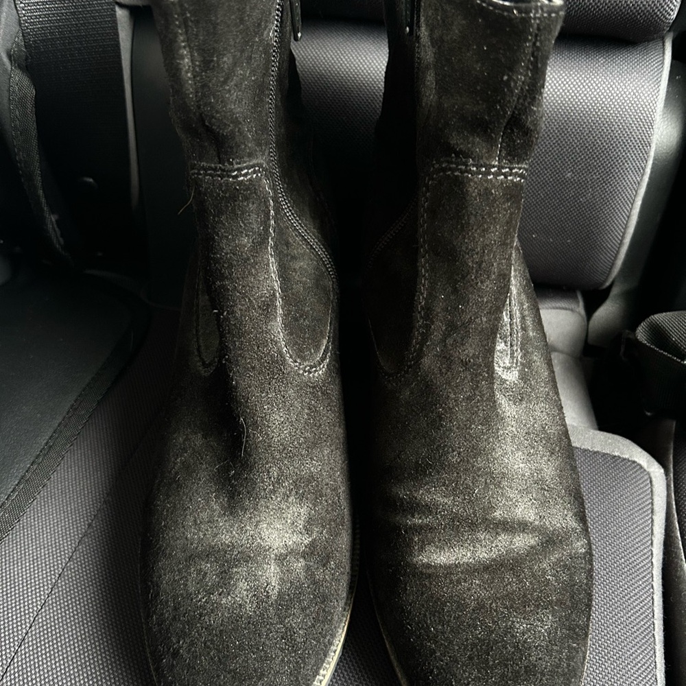 Black Suede Boots
